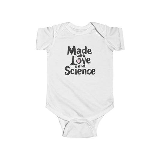 Made with love and science - Infant Fine Jersey Bodysuit